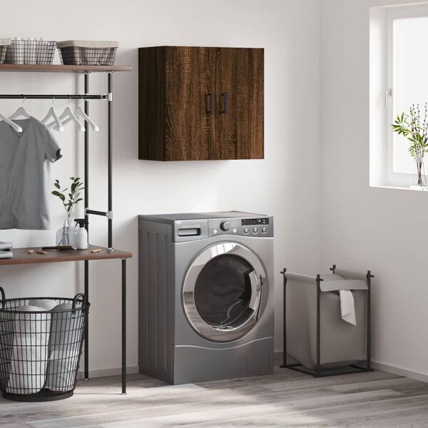 vidaXL v&aelig;gskab 60x31x60 cm konstrueret tr&aelig; brun egetr&aelig;sfarve