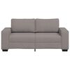 vidaXL 2-personers sofa 180x77x82 cm stof gr&aring;brun