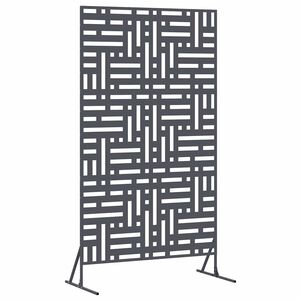 vidaXL Privatlivssk&aelig;rm 100 x 50 x 180 cm St&aring;l Antracit