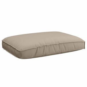 vidaXL Pude Oxford stof Gr&aring;brun 120 x 80 x 12 cm