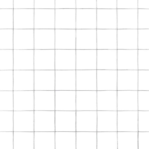 vidaXL hønsenet galvaniseret stål 25 x 1,5 m sølvfarvet