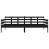 vidaXL daybed 90x200 cm massivt fyrretr&aelig; sort