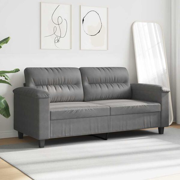 vidaXL 2-personers sofa 140 cm stof mikrofiberstof