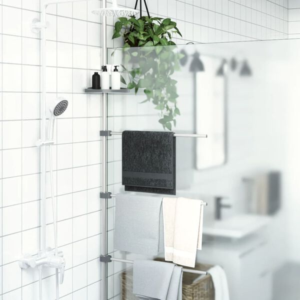 vidaXL håndklædestativ 47x280 cm aluminium