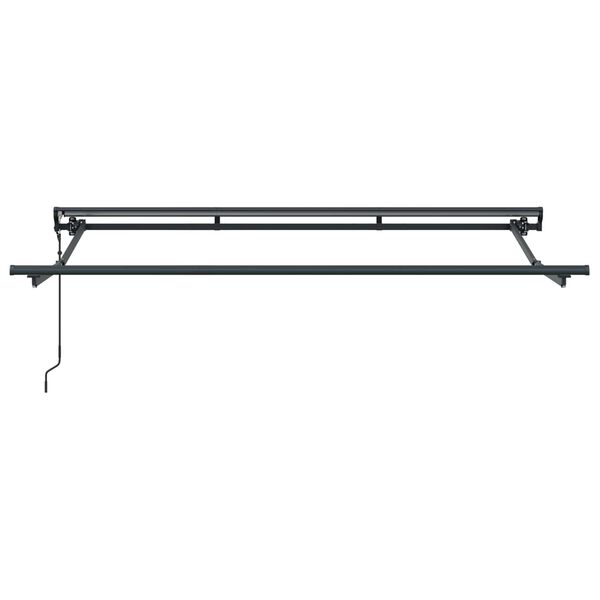 vidaXL Elektrisk Utr&aelig;kkelig Markise Gul, Orange og Hvid 3,5 x 2 m