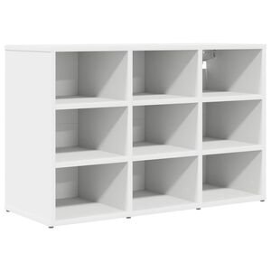 vidaXL Sko skab 77,5 x 30 x 51 cm Konstrueret tr&aelig; Hvid