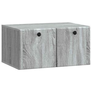 vidaXL V&aelig;gh&aelig;ngt TV-skab 59,5 x 41 x 30 cm Gr&aring; Sonoma Konstrueret tr&aelig;