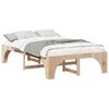 vidaXL Sengestel Brun 120 x 190 cm Massiv fyrretr&aelig;