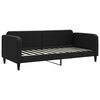 vidaXL daybed med udtr&aelig;k 90x200 cm stof sort