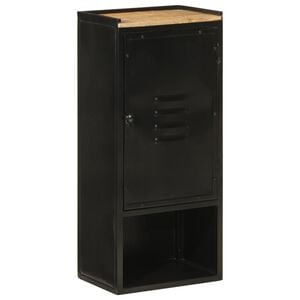 vidaXL badev&aelig;relsesskab 40x27x90 cm jern og massivt mangotr&aelig;