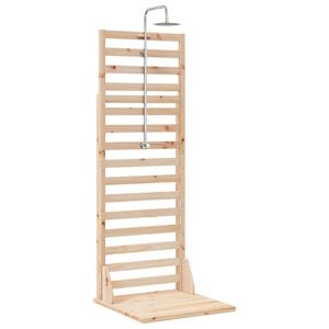 vidaXL Udend&oslash;rs bruser 225 cm Massivt fyrretr&aelig; og rustfrit st&aring;l