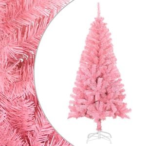 vidaXL kunstigt juletr&aelig; med juletr&aelig;sfod 150 cm PVC lyser&oslash;d