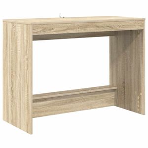 vidaXL Sengebord Sonoma-eg Konstrueret tr&aelig; 100 x 45 x 75 cm