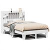 vidaXL sengeramme uden madras 135x190 cm massivt fyrretr&aelig; hvid