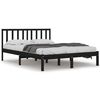 vidaXL sengeramme 180x200 cm Super King massivt fyrretr&aelig; gr&aring;