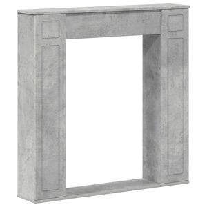 vidaXL Pejseramme Betongr&aring; 100 x 20 x 100 cm Konstrueret tr&aelig;