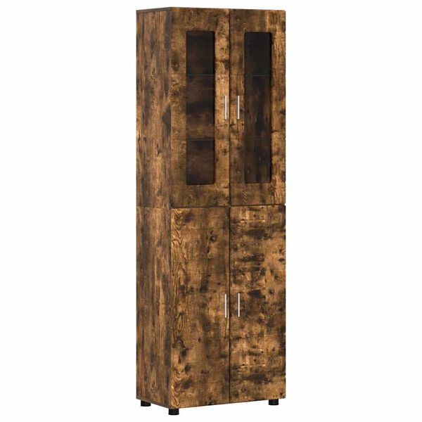 vidaXL Highboard FLORIN R&oslash;get eg 60 x 35 x 182 cm Konstrueret tr&aelig;