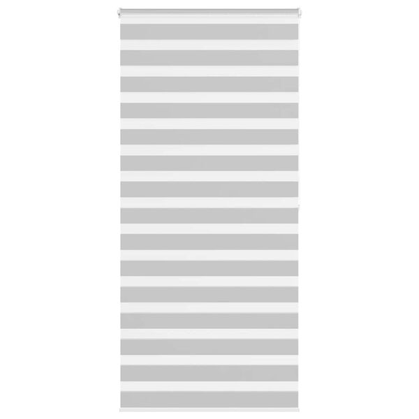 vidaXL zebragardin mørkegrå 95x200 cm stofbredde 90,9 cm polyester