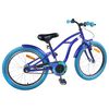 vidaXL B&oslash;rnecykel 22 tommer til 7-12 &aring;r gammel M&oslash;rk bl&aring;