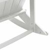 vidaXL Adirondack Gyngestole 2 pcs Hvid HDPE