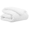 vidaXL 2-i-1 Dyne 220 x 200 x 10 cm Vinter Polyester Hvid &Aring;ndbar