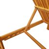 vidaXL Solstol Olie Naturlig 200 x 55 x 94 cm Massivt akacietr&aelig;