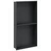 vidaXL brusehylde 32x62x9 cm rustfrit stil matsort