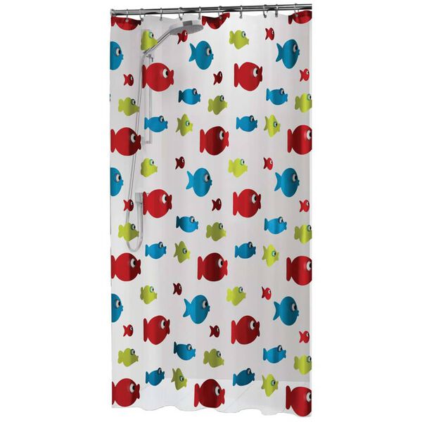 Sealskin badeforh&aelig;ng Sebastian 180x200 cm flerfarvet