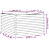 vidaXL plantekasse 80x80x45,5 cm massivt douglasgran