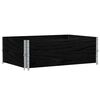 vidaXL plantekasse 120x80 cm massivt fyrretr&aelig; sort