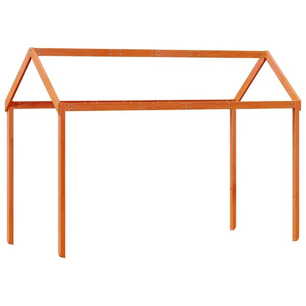 vidaXL stel til husseng 207x95,5x159 cm massivt fyrretr&aelig; gyldenbrun