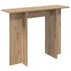 vidaXL Konsolbord Artisan-eg 100 x 30 x 75 cm Konstrueret tr&aelig;