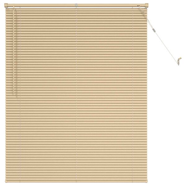 vidaXL Persienner Indstillelig Lys Brun med M&oslash;nster 150 x 110 cm PVC