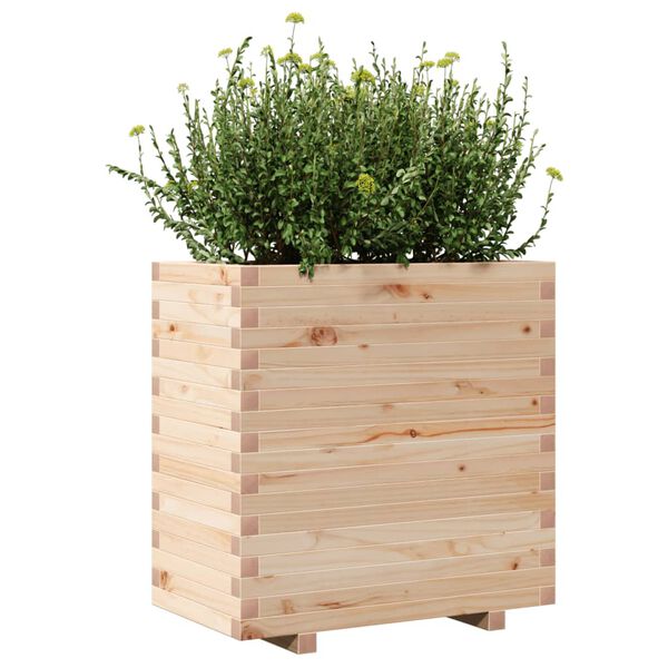 vidaXL plantekasse 70x40x72 cm massivt fyrretr&aelig;