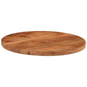 vidaXL bordplade &Oslash;40x3,8 cm rund massivt akacietr&aelig;