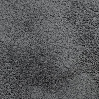 vidaXL gulvtæppe OVIEDO 140x200 cm kort luv antracitgrå
