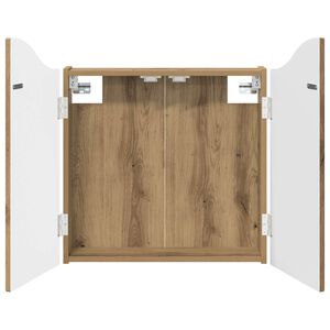 vidaXL Dartboard Skab Artisan-eg 56 x 12 x 63 cm Konstrueret tr&aelig;