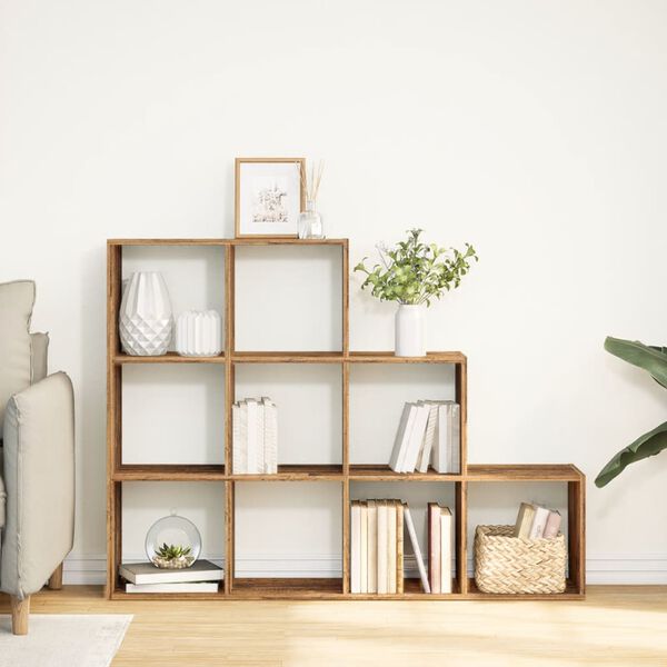 vidaXL bogreol/rumdeler 137,5x29x103,5 cm konstrueret tr&aelig; antikt tr&aelig;