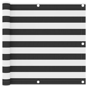 vidaXL altanafsk&aelig;rmning 90x300 cm oxfordstof antracitgr&aring; og hvid