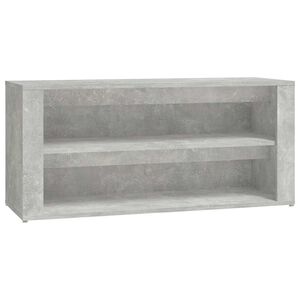 vidaXL skoreol 100x35x45 cm konstrueret tr&aelig; betongr&aring;