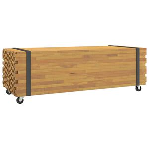 vidaXL sofabord 110x45x35 cm massivt teaktræ