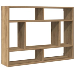 vidaXL v&aelig;ghylde 75x16x55 cm konstrueret tr&aelig; kunsteg