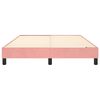 vidaXL Boxspring sengeramme 140x200 cm fl&oslash;jl pink