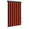 vidaXL udend&oslash;rs rullegardin 120x250 cm orange og brun