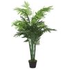 vidaXL kunstig palme 18 blade 80 cm gr&oslash;n