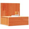 vidaXL Sengebord 2 pcs Voks brun 42 x 32,5 x 40 cm Massivt fyrretr&aelig;