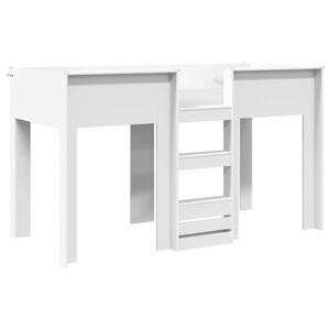 vidaXL K&oslash;jeseng til B&oslash;rn Hvid 75 x 190 cm Konstrueret tr&aelig;
