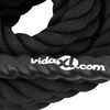 vidaXL kampreb sort 9 m 6,8 kg polyester