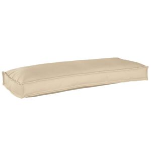 vidaXL Pude Beige 100 x 40 x 8 cm Oxford stof