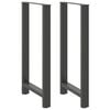 vidaXL barbordsben antracit 2 stk. 60x(110-111) cm st&aring;l
